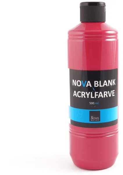 Nova Acrylfarbe Glänzend 500 ml. Primärrot