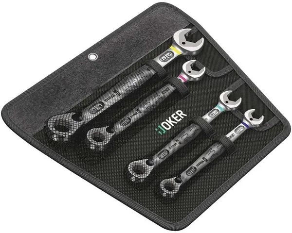 Wera Joker Switch Gabelschlüssel- und Ringschlüsselsatz, Zollgröße, 4-teilig