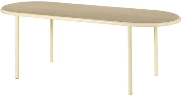 Valerie Objects Wooden Esstisch Oval Elfenbein/Eiche